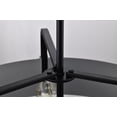 thumbnail image 5 of Nuvo Lighting Altos 5 Light Large Pendant - Gray and Matte Black Finish, 5 of 14