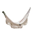 thumbnail image 4 of GOOHOCHY Heavy Duty Hammocks Cotton Canvas Yard Relaxing 1Pack, 4 of 6