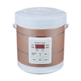 thumbnail image 1 of Olla arrocera eléctrica, máquina de Cocina eléctrica, 12V/24V, 1,6l, aparato eléctrico multifunción para coche, calentador de alimentos para Camping Oro, 1 of 8