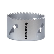 Lenox Speed Slot LXAH34 Hole Saw, 4 in Dia, Carbide Cutting Edge
