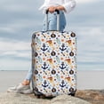 thumbnail image 7 of Susaid Pirate skulls Elastic Print Elastic Washable Suitcase Cover with Hidden Zipper, Fits 18-32 Inch Luggage for Protection During Travel-Large, 7 of 7