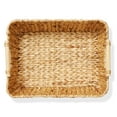 thumbnail image 5 of Casafield (Set of 2) Water Hyacinth Oval Storage Baskets with Wooden Handles - Large Woven Bin Organizers, 5 of 7
