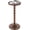 Vintage Brown, variant on Solid Round Pedestal Side Table with Tray-Top Rim - Bobbin Turned Accent End Table for Living Room, Bedroom - Compact Small Round Drink Table with Base, Nightstand with Table Solid