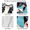 thumbnail image 4 of luoweisi Men's Beach Shorts Quick Dry Swim Trunks with Mesh Lining Cartoon Cow 2XL, 4 of 5