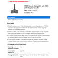 thumbnail image 2 of TPMS Sensor - Compatible with 2004 - 2008 Chrysler Crossfire 2005 2006 2007, 2 of 2
