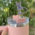 thumbnail image 5 of Velaco （5+2）Cute Dog Straw Covers and Metal Charms for Stanley 20 30&40 Oz Cup with handle, 5 of 7