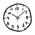 thumbnail image 4 of Reloj de pared acrílico minimalista, sencillo, silencioso, elegante y versátil. Blanco, 4 of 9