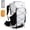 White, variant on Mountaineering Bag Large Capacity Camping Off-road Waterproof Backpack,Khaki