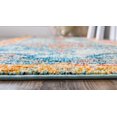 thumbnail image 3 of Rugs.com Carnevale Collection Rug – 6 Ft Runner Blue Medium Rug Perfect For Hallways, Entryways, 3 of 7