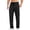 (Casual 32)Black, variant on Fashion Pants for Men Casual Trousers Summer Solid Color Elastic Waist Drawstring Pocket Sports Full Length Pants