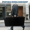 thumbnail image 4 of Gaderth Portable Ramps For Wheelchairs, Non-Slip Aluminum Folding Handicap Ramp, Door Threshold Ramps For Home Steps, Door Ramp For Doorways, Curbs, Stairs, Cart, Wheel Chair Ramp Step, 4 of 6
