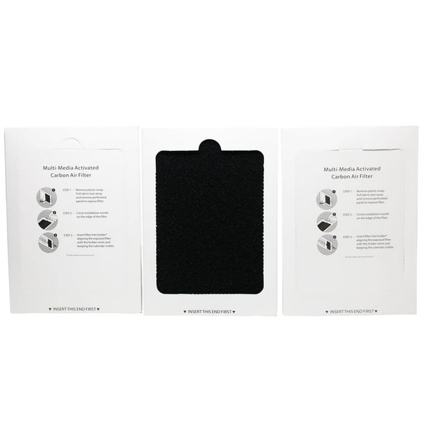 3Pack Replacement Frigidaire FGHB2866PF9A Refrigerator Air Filter