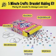 5-Minute Crafts Bracelet Making Kit Colorful Beads Charms Pendants Arts and Crafts Kids 6+ Non Toxic