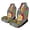 Color-1, variant on Christmas Design Festive.(2) Car Seat Cover 2 Piece Set Saddle Blanket Carseat Universal Fit for Vehicle Sedan SUV
