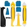 thumbnail image 1 of Silicone Caulking Tools Caulking Nozzle Scraper Set Silicone Joint Smoothers for Bathroom Kitchen 8 Pieces, 1 of 5