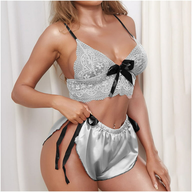 Whlbf Sexy Lingerie Clearance Under $3.00,Women Sexy Lingerie Sexy Lace  Transparent Perspective Corset Underwear