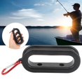 thumbnail image 1 of Qiilu Fishing Accessory,Fishing Tool,Rubber/Aluminum Alloy Black Red Button Bottom Hanging Fishing Cable Puller Tool Accessory, 1 of 8