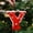 Red, variant on Sulaicai Personalized A-Z Letter Ornaments for Christmas Tree - Letter Personalized Christmas Indoor for Xmas Tree Ornaments Pendant Hanging Decorations, DIY Hanging Christmas Ornament (C)