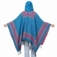 thumbnail image 6 of Cavosen Wraps for Evening Dresses Knit Elegant Wraps Stripe Soft Thicken Warm Open Front Scarves Oversized Winter Everyday Wear, 6 of 7