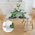 thumbnail image 2 of HAOXIT , Grid Table Cloth, Green Farmhouse Outdoor s for Decoration, Holiday Waterproof Table Cloth for Kitchen Dinner Party 46*46, 2 of 7