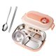 thumbnail image 1 of Caja Bento aislada de acero inoxidable for microondas con cuchara y tenedor for sopa, 1 of 6