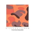 thumbnail image 4 of Rwraps Orange Camouflage Soda Shrapnel Matte Vinyl Film Wrap 59in x 21ft Vinyl Vehicle Car Film, 4 of 9