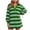 Green, variant on Ovbmpzd Light Blue Fall Fashion Dresses for Women Mini Striped Resort Shirt Dresses Fitted Casual V Neck Dresses,XXL