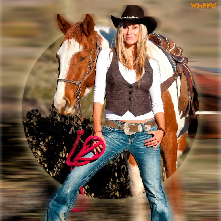 WHIPPY Women Western Belt for Jeans Dresses Cowgirl Cowboy  display picture 1
