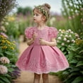 thumbnail image 2 of Robes Fille Robes Formelles Filles Robes Roses pour Filles Robe de Concours Robe pour Filles Mode Filles, 2 of 6