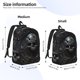 thumbnail image 2 of Fotbe Ornate Dark Skull Book Mochila de Lona con Estampado, Mochila Duradera, Mochila Versátil de Alta Calidad, Mochila Compacta Vintage-Medium, 2 of 5