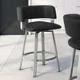 thumbnail image 4 of Amisco Stinson 30-in. Metal Swivel Barstool, 4 of 5