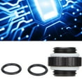 thumbnail image 3 of G1/4 Water Cooling Fittings  Copper Small Compact Replaceable Computer Supplies for PC, 3 of 7