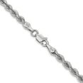 thumbnail image 4 of 14K White Gold Wg 3.0mm Regular Rope Chain (30 X 3) Made In Peru w023s-30, 4 of 5