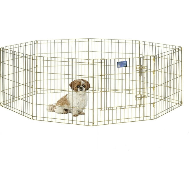 MidWest Enclos d'Exercice Pliable en Métal pour Chien / Parc pour Animal avec Porte L x H Année &#;s