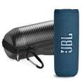 thumbnail image 1 of JBL FLIP 6 Paquete de altavoces portátiles impermeables con estuche de fibra de carbono gSport (azul), 1 of 4