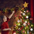 thumbnail image 3 of Adornos Navideños 70 Piezas Colgantes Decorativos para Colgar en el Árbol de Navidad para Fiestas en Casa Regalos para Año Nuevo 2023 Rojo y Blanco, 3 of 4