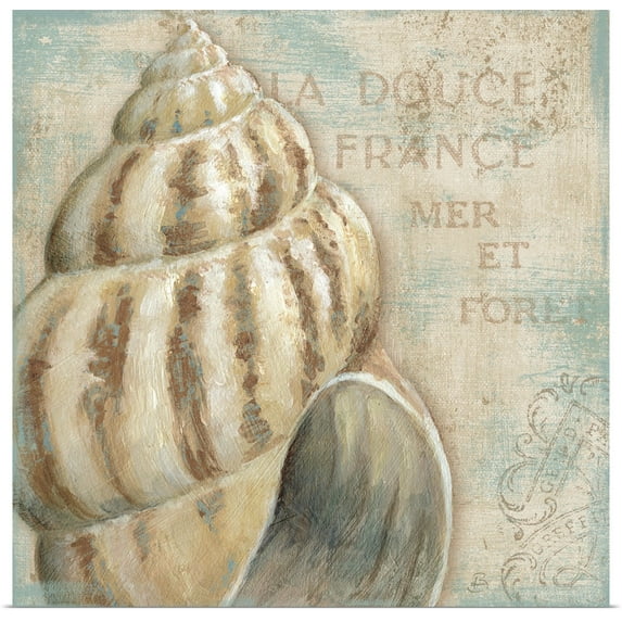 Great BIG Canvas | "A La Plage I" Art Print - 20x20