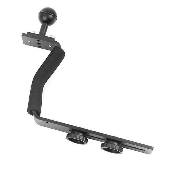 Aluminum Alloy Diving Tray Handle Underwater Camera Mount Rig Photography Plate Bracket with Ball for DSLR SLR Digital Camera
