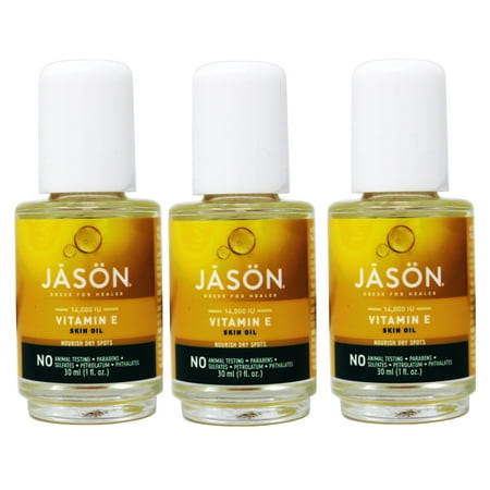 Jason Vitamin E Pure Beauty Oil - 14000 Iu - 1 Fl Oz - Pack of 3