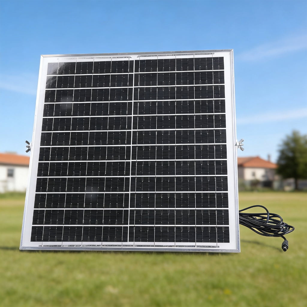 Aluminum Frame 12V 20W Monocrystalline Solars Panels For Roof Vents And Outdoor Lighting