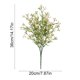 thumbnail image 3 of Plantas Verdes Artificiales De Plástico Ramo de flores artificiales rosas,plantas artificiales para decoración de bodas,hogar y hotel,arreglo floral de plástico (1 pieza) Rkxzt, 3 of 8