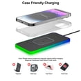 thumbnail image 4 of 1 Pcs 15W Fast Charging Car Wireless Charger With Anti-Slip Pad & LED Light Car Electronics Accessories, 4 of 7