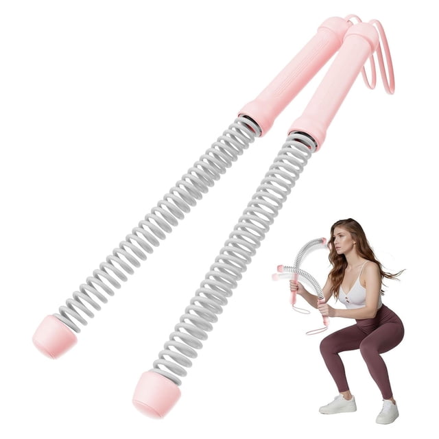 Ropeless Battle Ropes for Home Gym Ropeless Battle Ropes for HIIT Workouts, Low-Impact Cardio Training, Home Workout, Fitness Equipment Pink