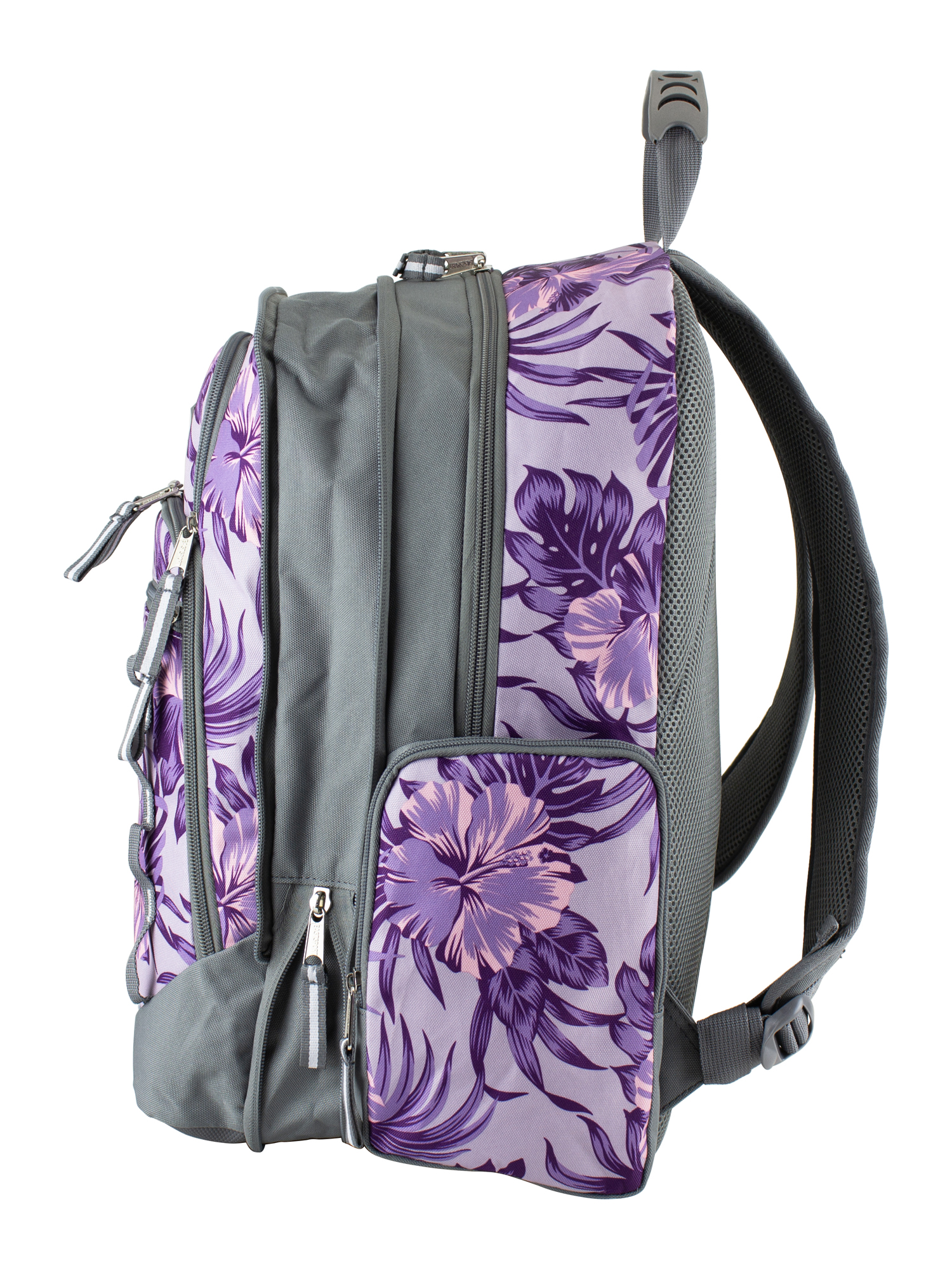 Eastsport Diamond Expandable Recycled Backpack, Hibiscus Edge photo 7