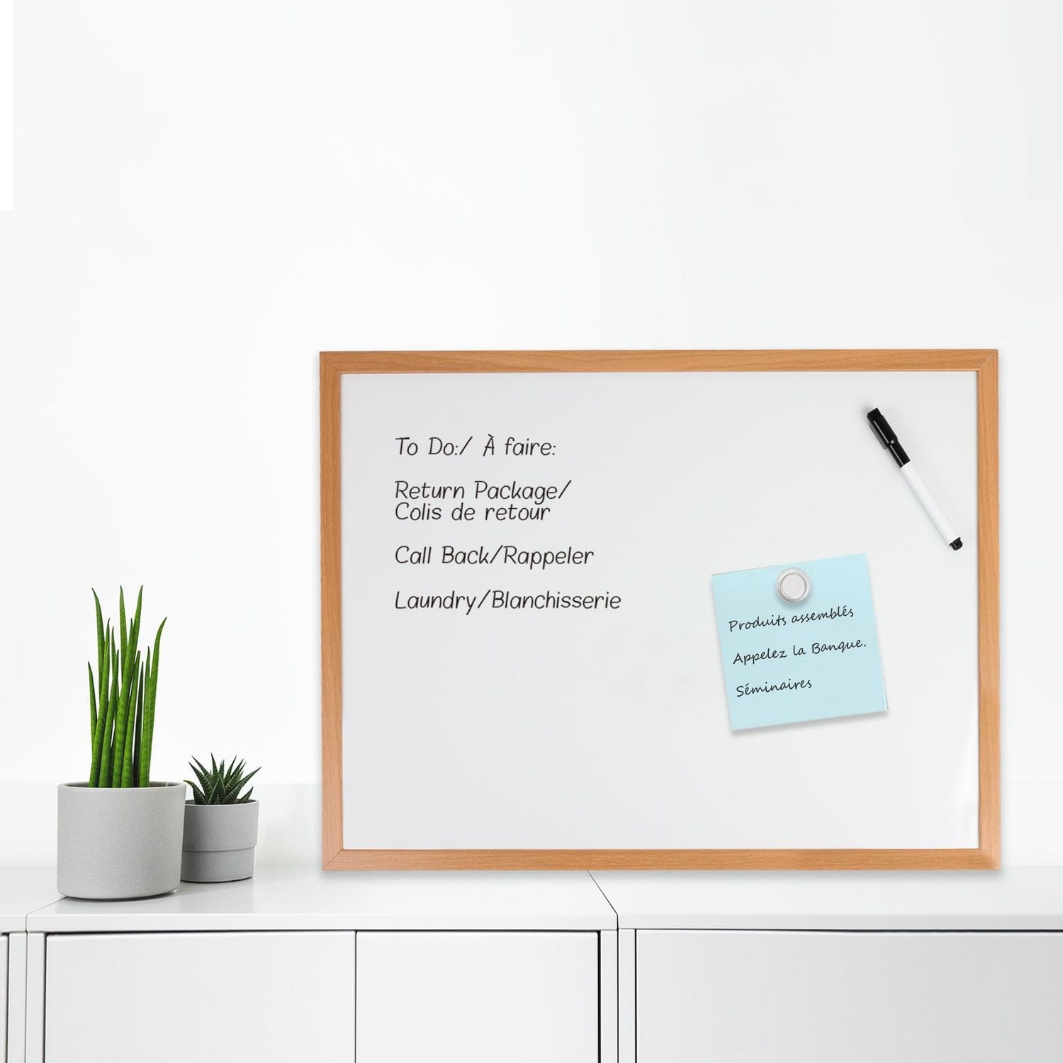 PG 17X23 MAGNETIC DRY ERASE BOARD MDF FRAME