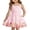 Pink Floral, variant on Arshiner Girls Spaghetti Strap Dress Toddler Summer Dresses Kids Beach Casual Sundresses with Pockets