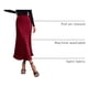thumbnail image 4 of Falda PRETTYGARDEN Otoño 2025 Satinada de Cintura Alta Vino Talle S, 4 of 7