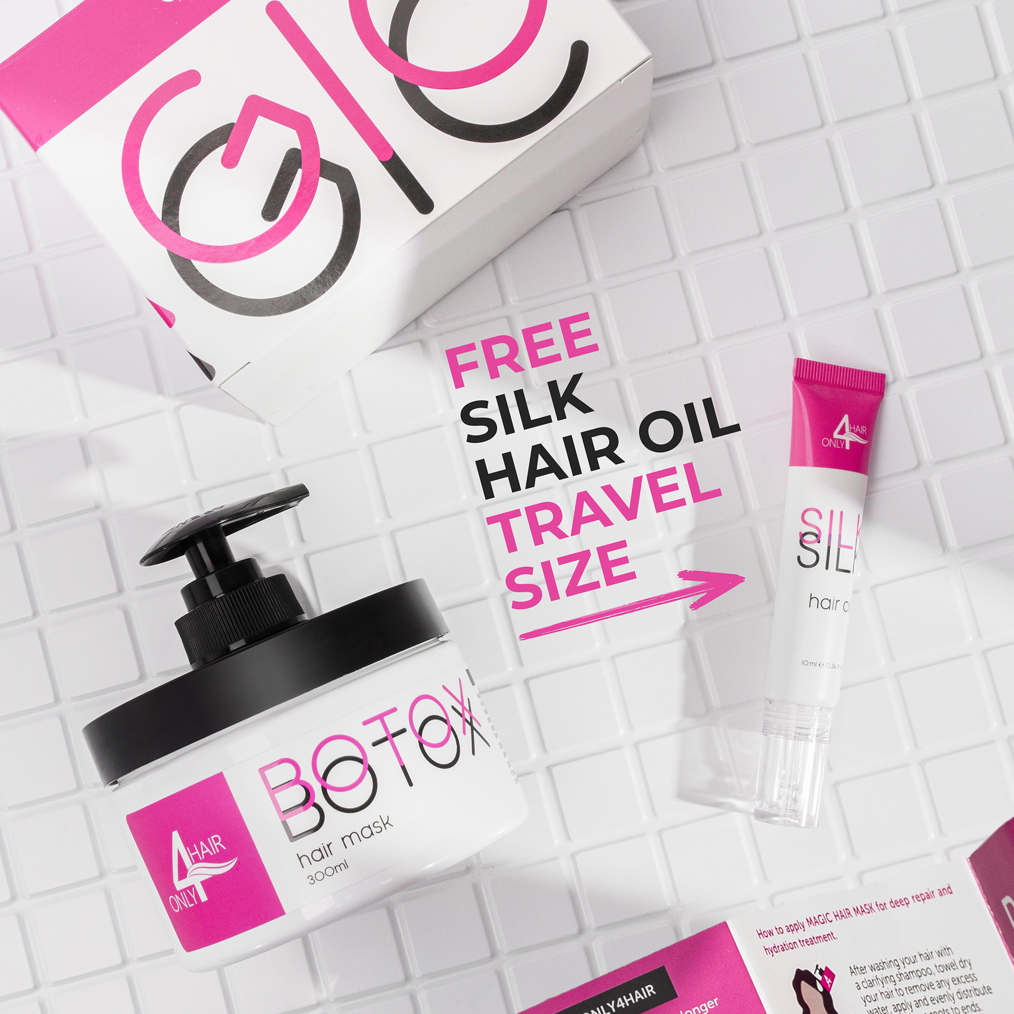 Botox Hair Mask Keratin Protein Argan Oil Deep Treatment for Dry Damaged