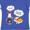 thumbnail image 4 of Inktastic Cute Sushi and Soy Sauce Rice To Meet You Boys or Girls Toddler T-Shirt, 4 of 5