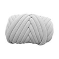 thumbnail image 3 of Hilo grueso de 250 g para tejer a brazo, lavable, tubular jumbo, voluminoso Gris claro, 3 of 9